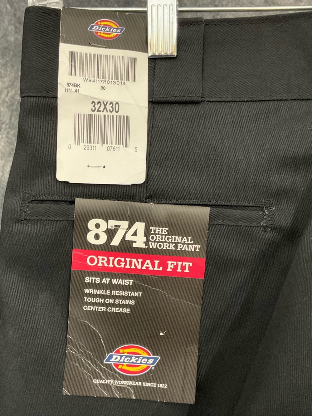 NWT Dickies Black 874 Original Fit Work Pants New